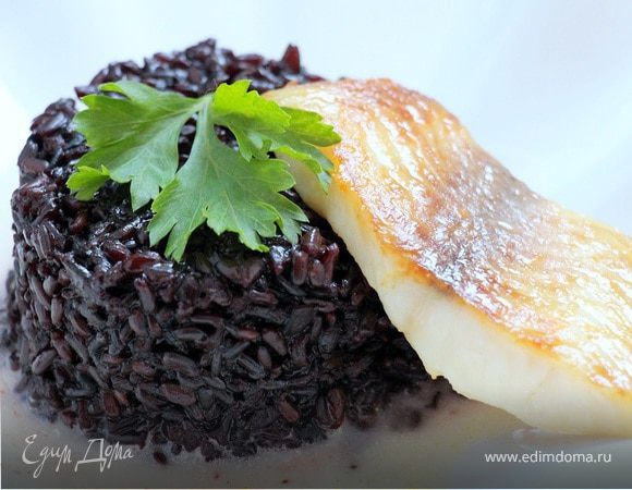 Ризотто с белой рыбой "Венере" (Venere) Ризотто с белой рыбой "Венере" (Venere)