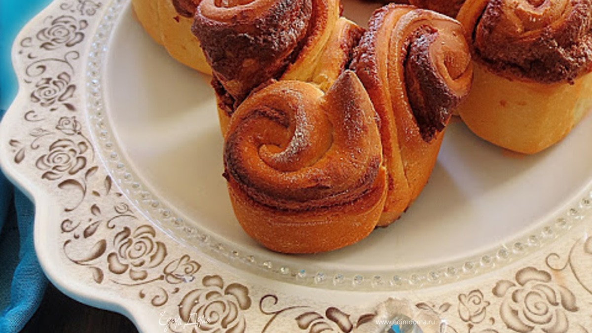 Булочки с шоколадом