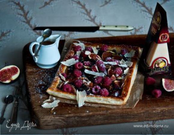Слоеный пирог с инжиром Слоеный пирог с инжиром