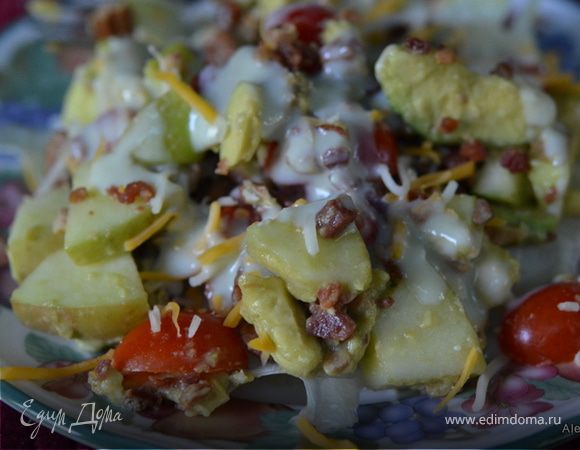 Салат с яблоками и авокадо Салат с яблоками и авокадо
