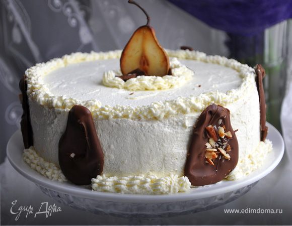Грушевый торт с панна коттой 