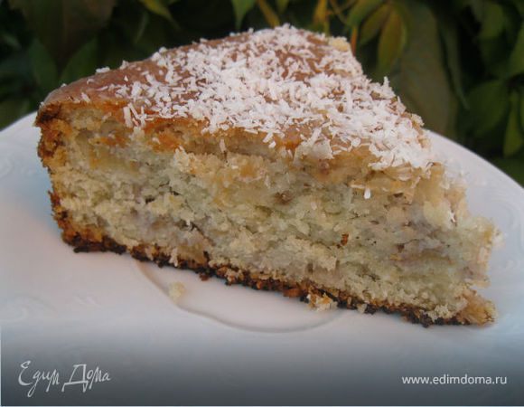 Миндально-кокосовый кекс с фейхоа Миндально-кокосовый кекс с фейхоа