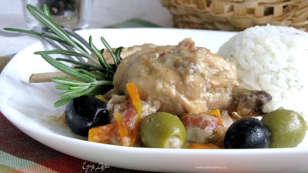 Кролик с травами и овощами по рецепту Софи Лорен