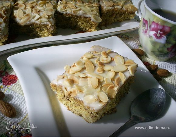 Трижды миндальное пирожное 