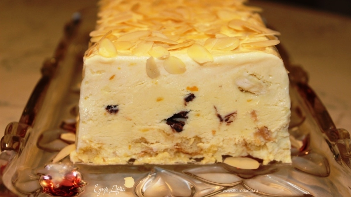 Семифреддо лимонное с добавками