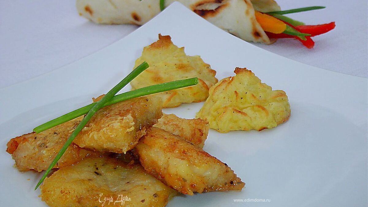 Треска в пармезане