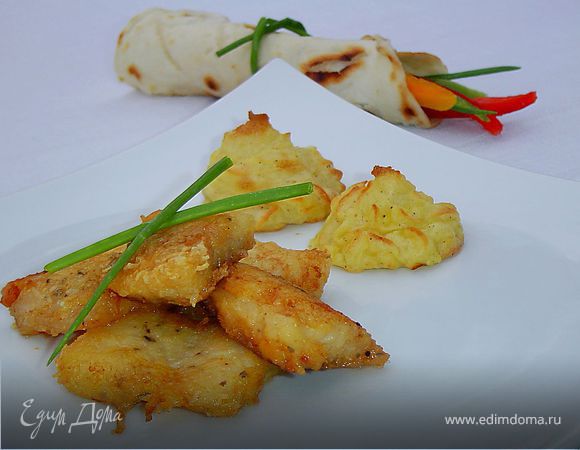 Треска в пармезане 