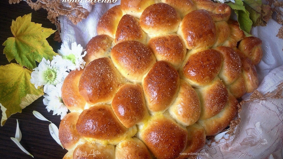 Пирог "Гроздь винограда" с двумя начинками