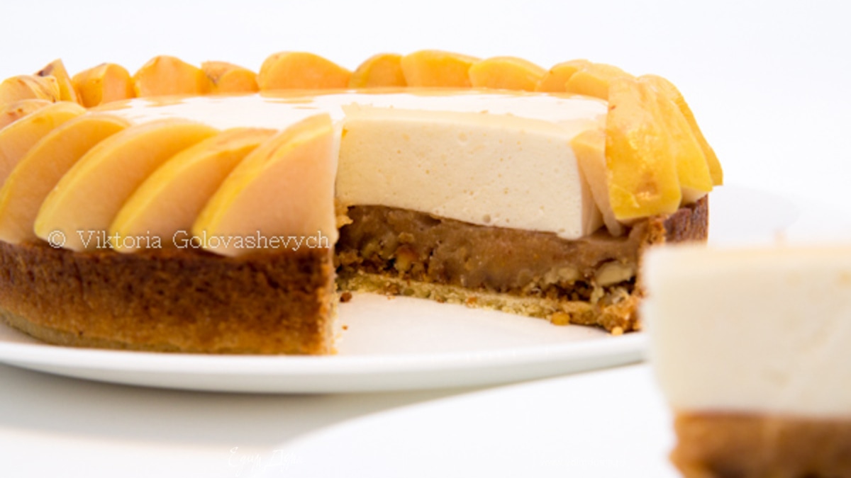 Тарт с айвой и сырным муссом (для команды Едим Дома и всех участников сайта)