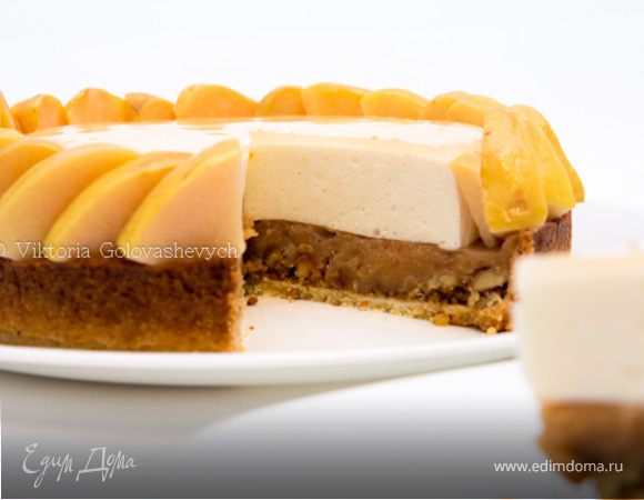 Тарт с айвой и сырным муссом (для команды Едим Дома и всех участников сайта) Тарт с айвой и сырным муссом (для команды Едим Дома и всех участников сайта)