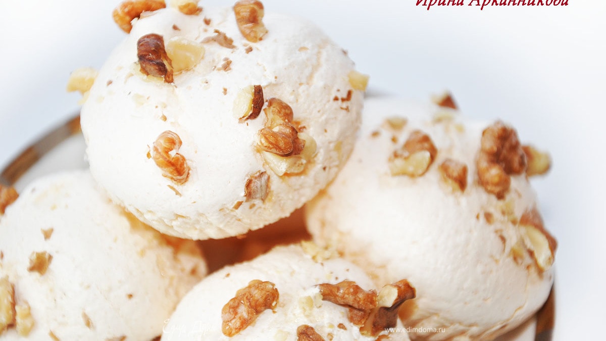 Безе с грецким орехом
