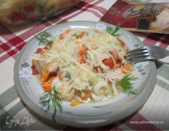 Рыбная запеканка с сыром Джюгас Рыбная запеканка с сыром Джюгас