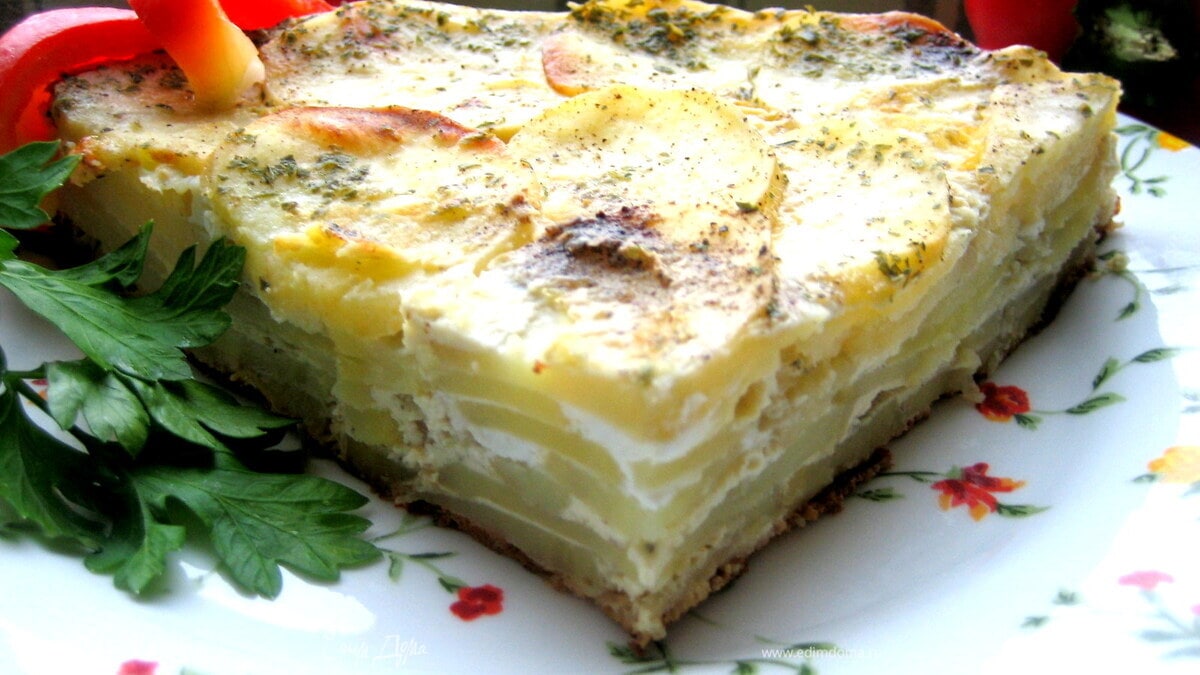 Семислойная картофельная фриттата 
