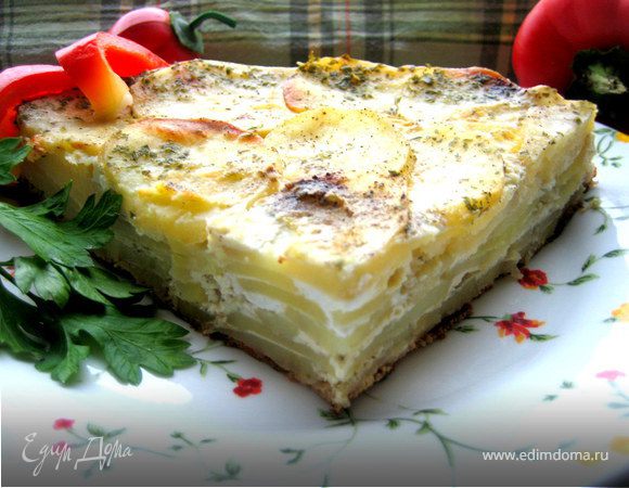 Семислойная картофельная фриттата 