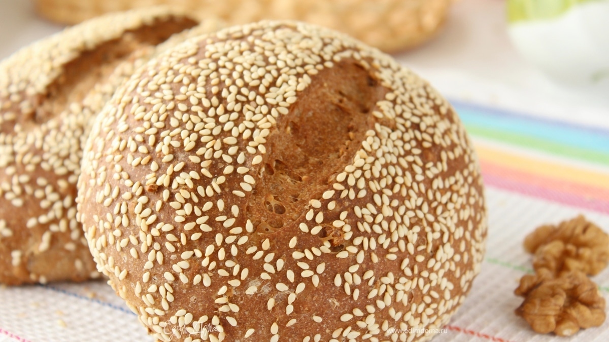 Цельнозерновые хлебцы с грецкими орехами