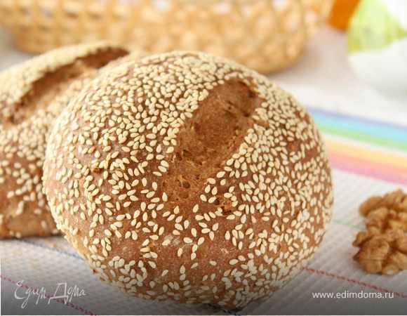 Цельнозерновые хлебцы с грецкими орехами Цельнозерновые хлебцы с грецкими орехами