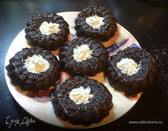 Кофейные кольца в шоколаде