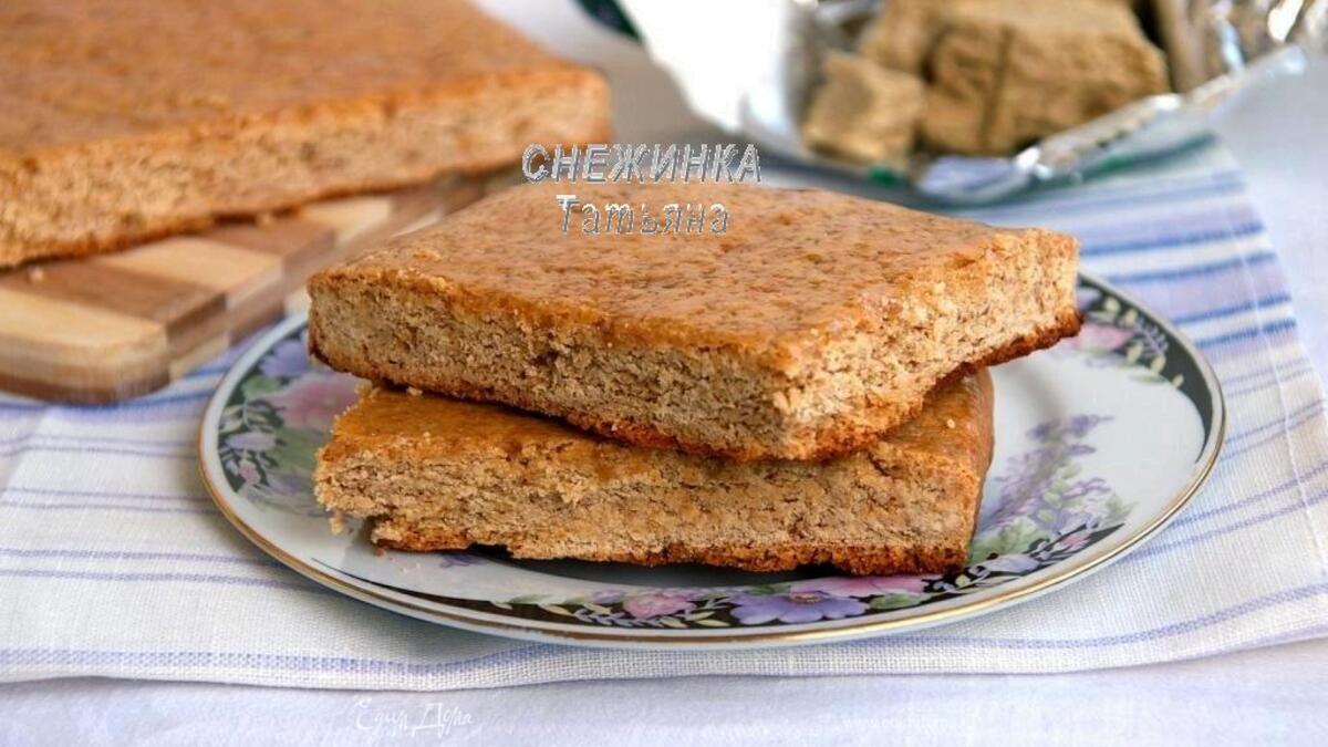 Белорусская коврижка на халве с арахисом