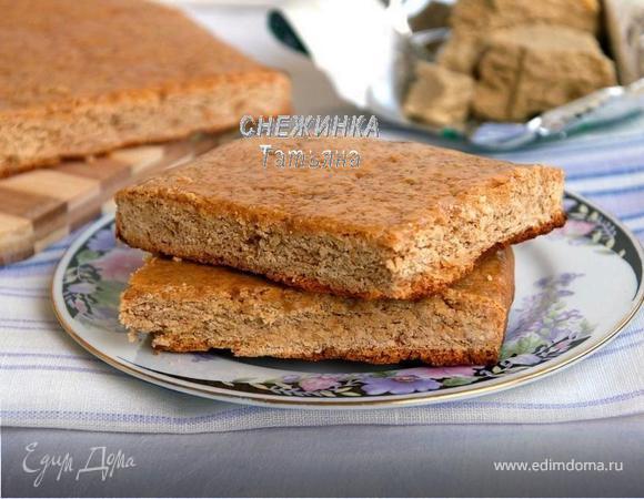 Белорусская коврижка на халве с арахисом