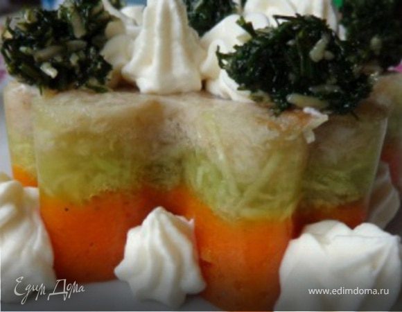 Тыквенная закуска трехслойная