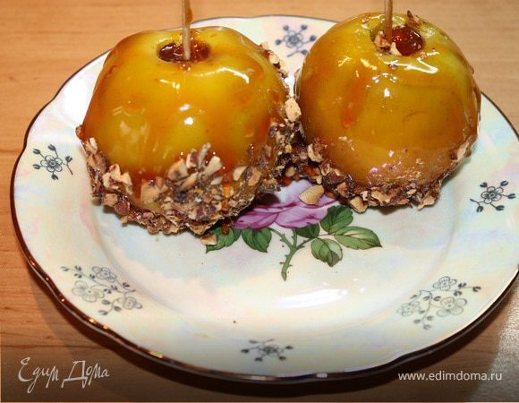 КАРАМЕЛЬНЫЕ ЯБЛОЧКИ С ТЫКВОЙ