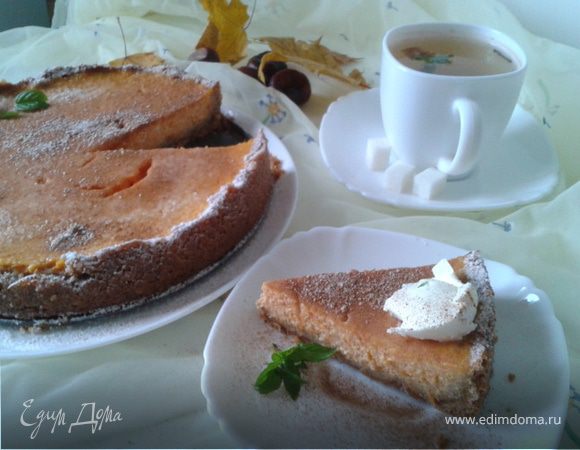 Чизкейк с тыквой «Осеннее настроение»