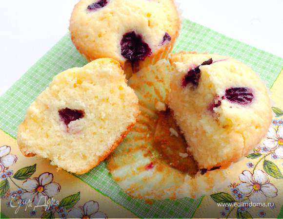 Кексики с вишней Кексики с вишней