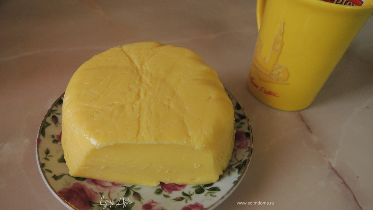 Домашний твердый сыр