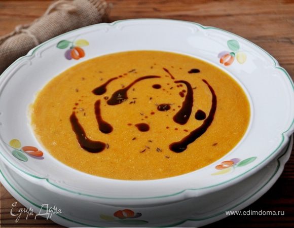 Суп-пюре из запеченной тыквы Суп-пюре из запеченной тыквы