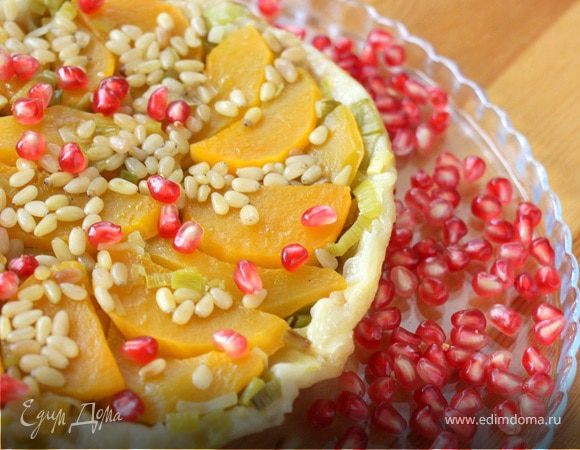 Тыквенный тарт татен