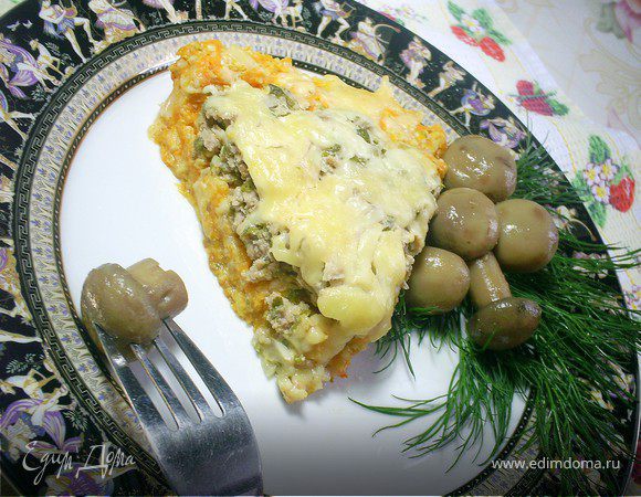 Тыквенная запеканка с мясом 