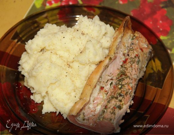 Картофельное пюре с пастернаком и сметаной Картофельное пюре с пастернаком и сметаной