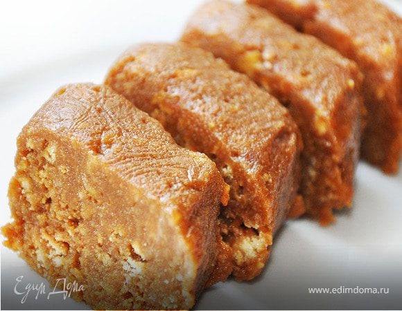 Сладкая колбаска с вареной сгущенкой