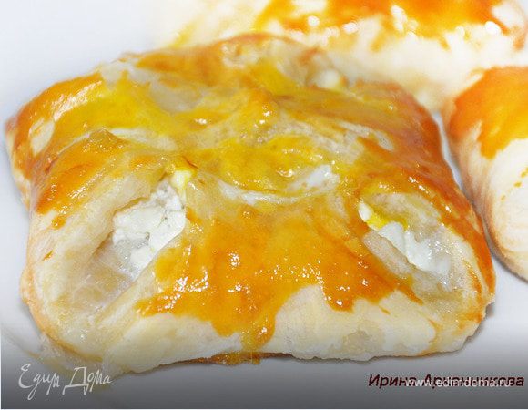 Слойки с творогом Слойки с творогом