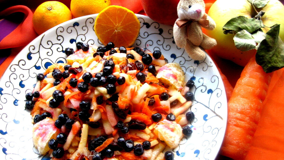 Салат-десерт "Медовый"