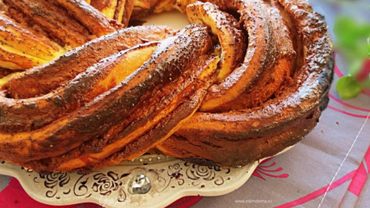 Пирог с шоколадной начинкой