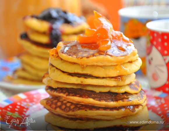 Тыквенные панкейки Тыквенные панкейки