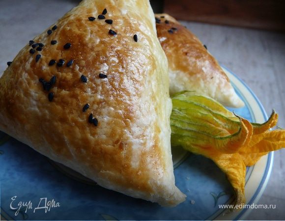 Слоеная самса с тыквой