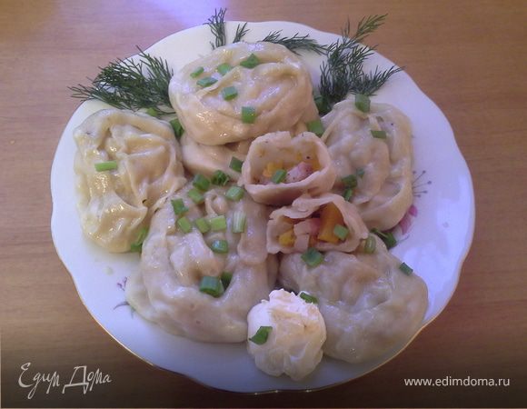 Манты с тыквой Манты с тыквой