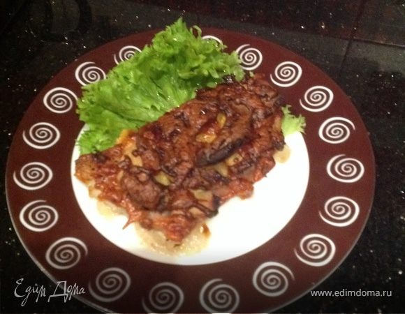 Запеченное мясо "Осеннее настроение" Запеченное мясо "Осеннее настроение"