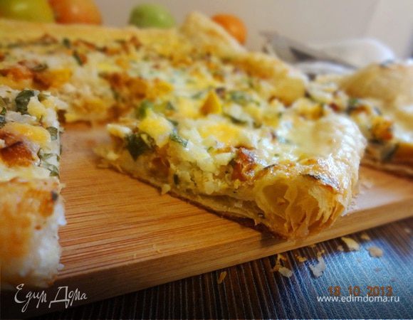 Греческий деревенский пирог с тыквой