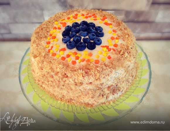 Тыквенный торт "Осень" Тыквенный торт "Осень"