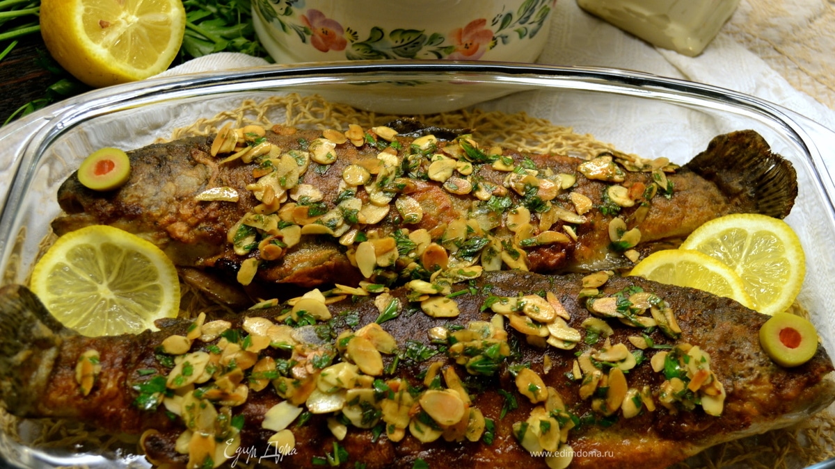 Форель "Альмадин" из штата Айдахо с картофельным пюре из Айдахо