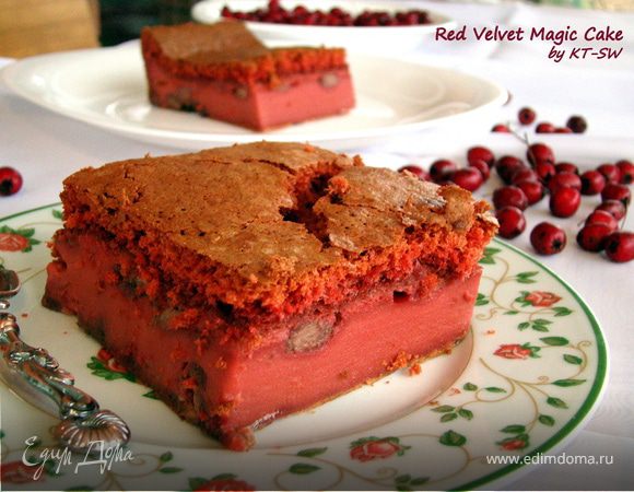 Волшебные пирожные "Красный бархат"