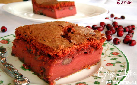 Рецепт Волшебные пирожные "Красный бархат"