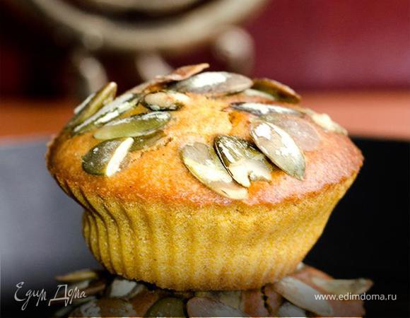 Тыквенные кексы с имбирными цукатами