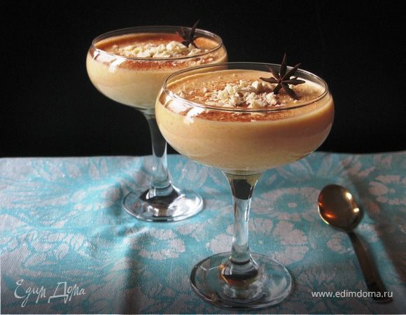 Тыквенный мусс с белым шоколадом и апельсином Тыквенный мусс с белым шоколадом и апельсином