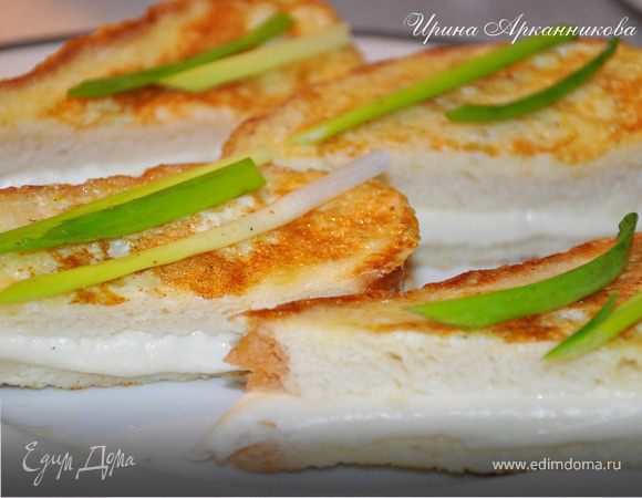 Горячие бутерброды с моцареллой Горячие бутерброды с моцареллой