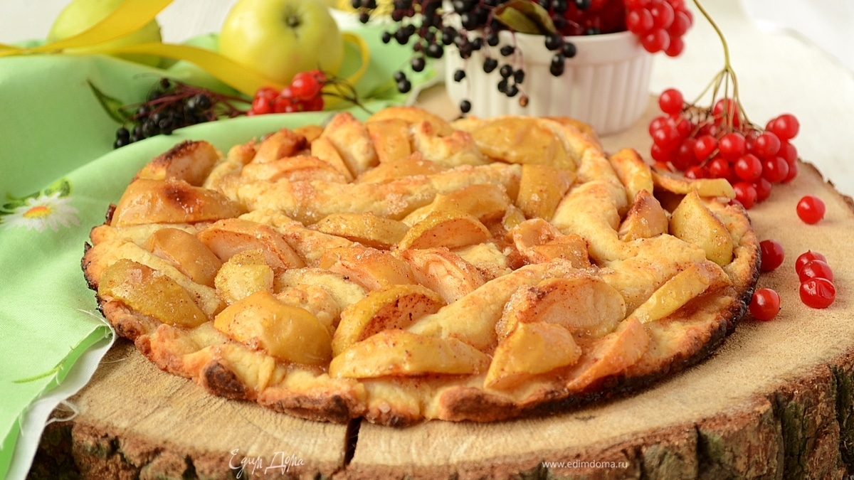 Мятый яблочный пирог