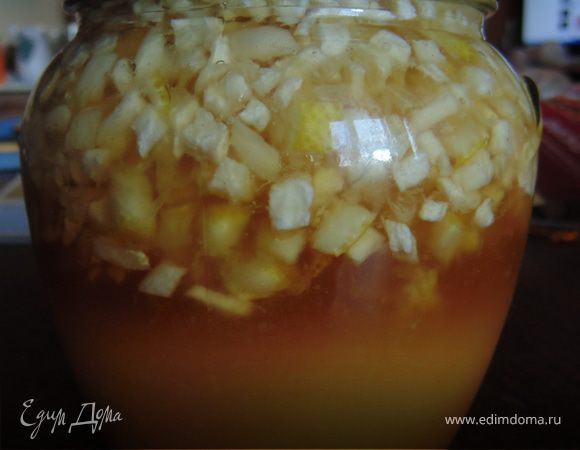 Черная редька с лимоном и медом